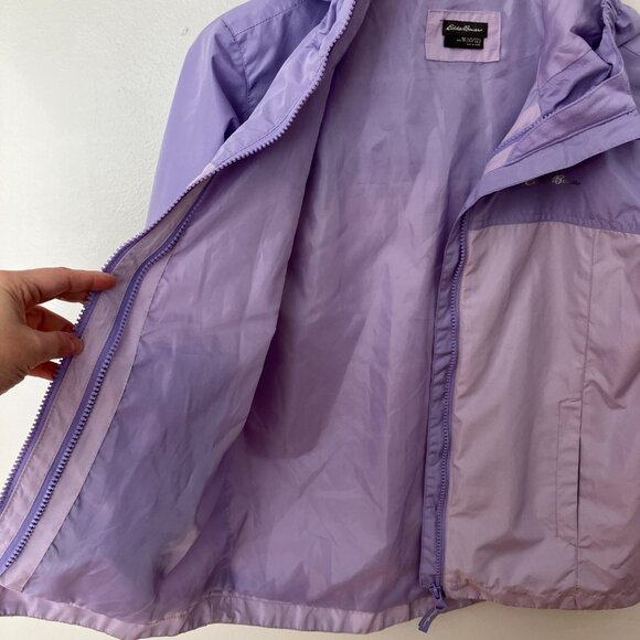 10/12 Eddie Bauer Hooded Rainfoil Jacket - Picture 4 of 5